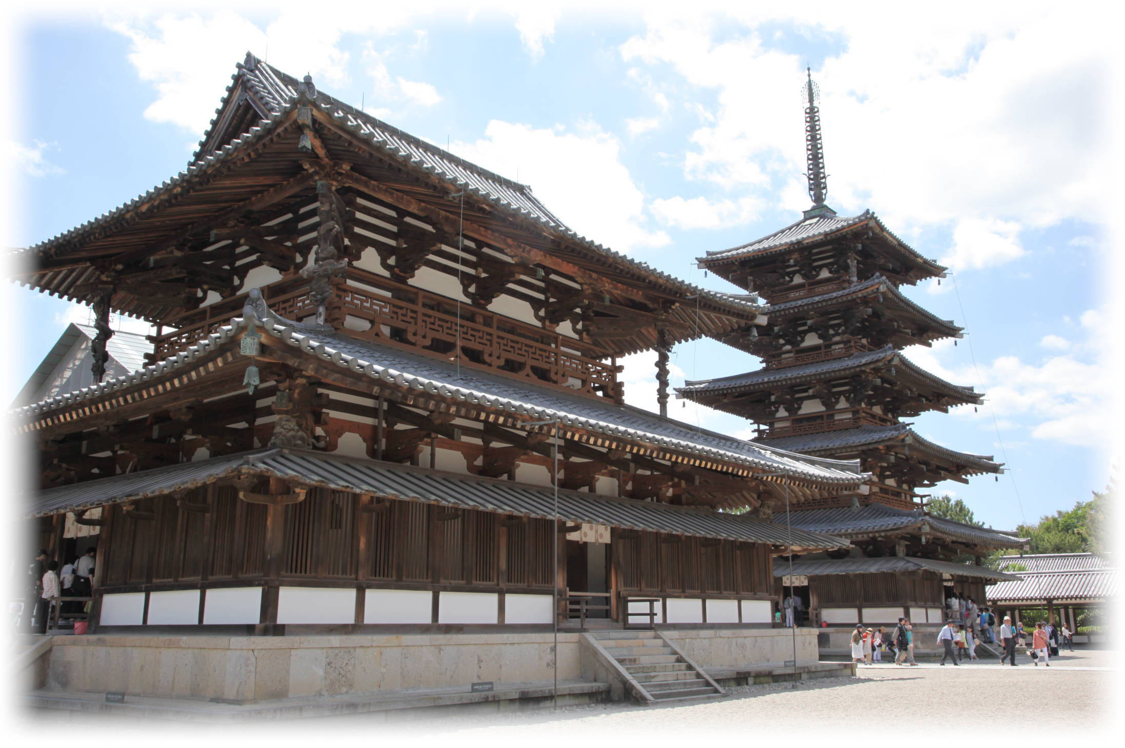 法隆寺のひのき建築