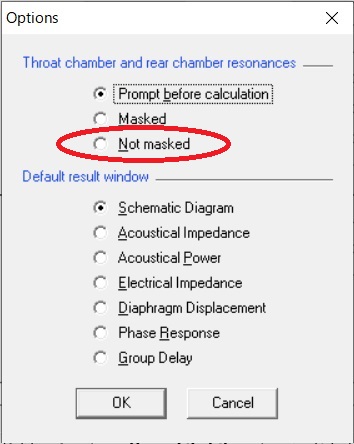 chamber resonances Not masked